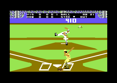 Grand Slam Baseball screenshot 4 for Commodore 64